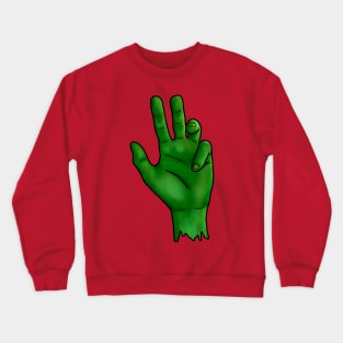 Zombie Hand Crewneck Sweatshirt